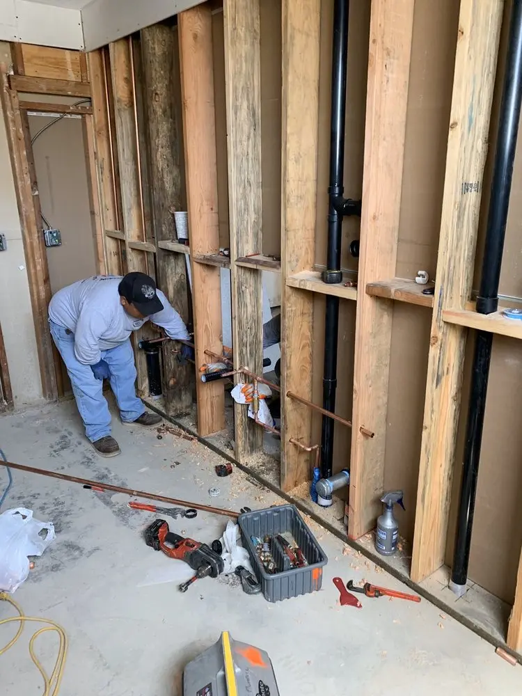 Commercial rough-in plumbing for Gas Line Repair in Lennox Park